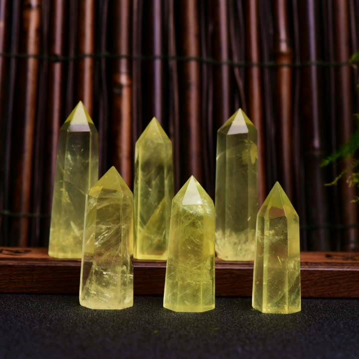 Citrine Crystal Point Hex Tower_CWMM8101 for wholesale by ACCITY