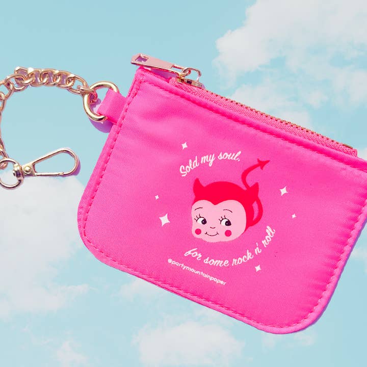 Party Mountain Paper co. - Wholesale Coin Purse - Women's - Sold My Soul Coin Purse | Last Chance