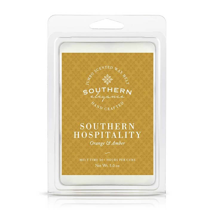 Southern Elegance Candle Co. - Wholesale Jar/Filled Candle - Southern Hospitality (Orange & Amber ) Scented Candle2