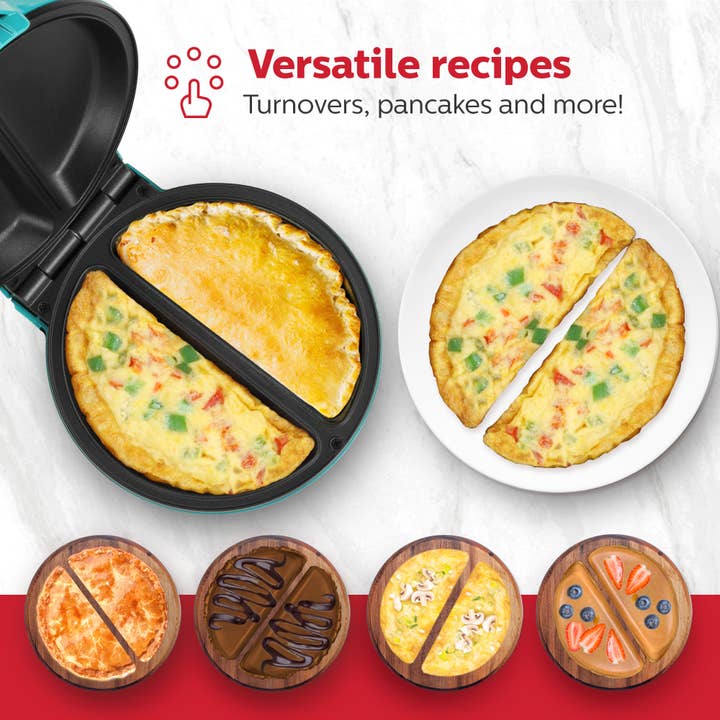 Holstein Housewares - Wholesale Kitchen Appliance - Easy Fast Breakfast Omelet Maker for Pancakes & Treats42
