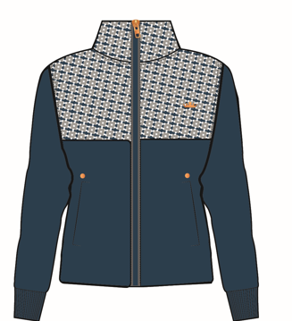 SPORT LUXURY - Wholesale Athletic Jacket - Women's - Jacket With Cut And Geometry5