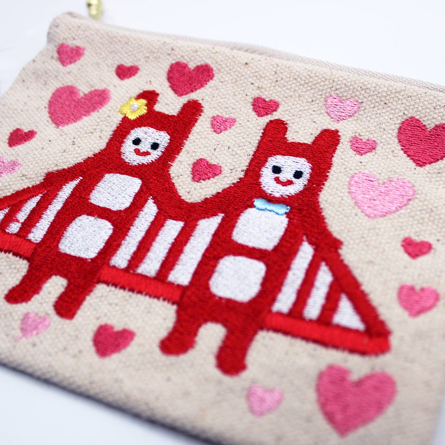 Tomoko Maruyama - Wholesale Coin Purse - Unisex - Embroidered San Francisco Golden Gate Twins Coin Purse1