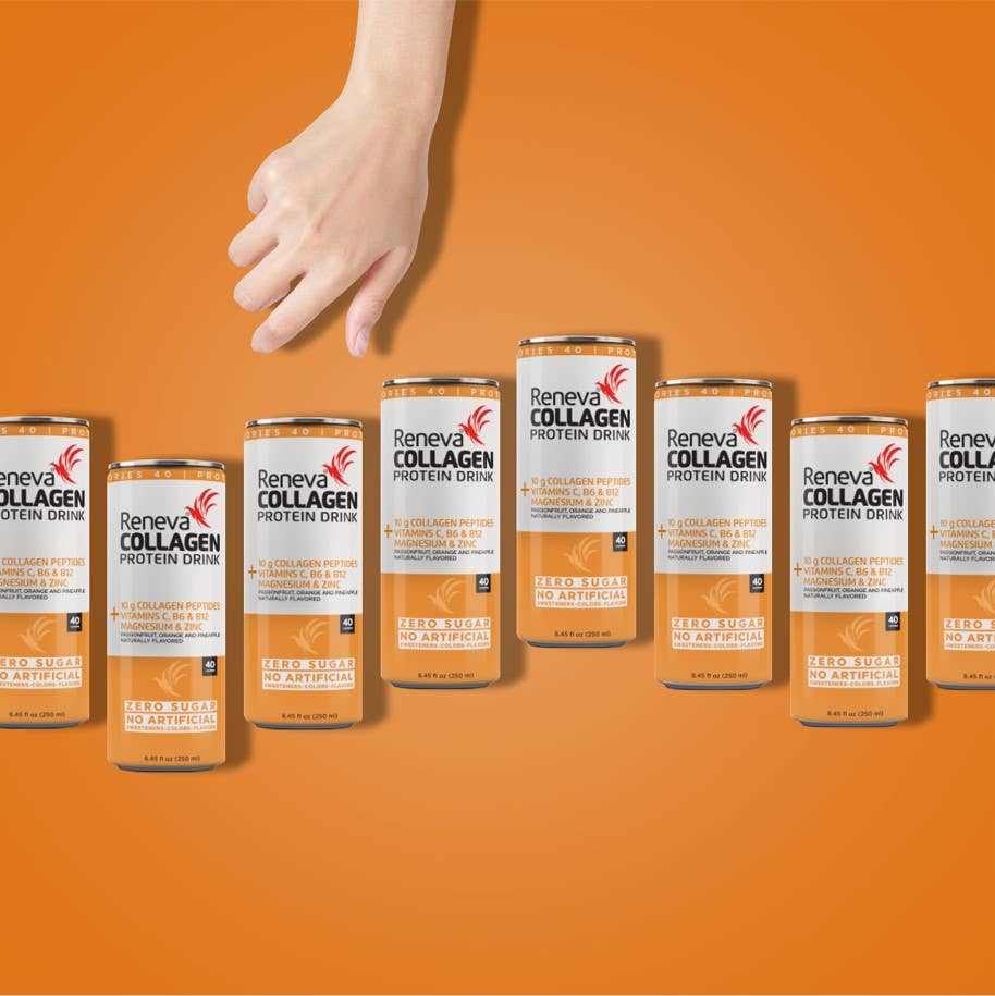 Reneva Collagen Drink and Powders - Vente Boisson sportive et énergisante - Reneva Collagène Boisson-Fruit de la Passion, Orange & Ananas6