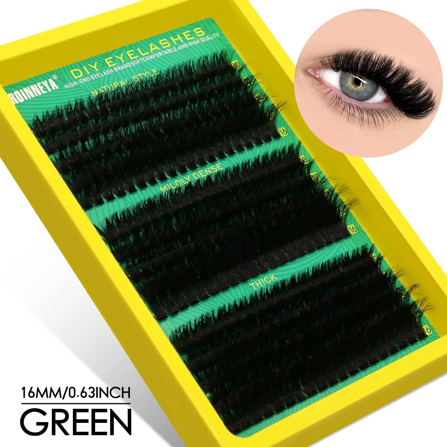 Hair Imports NYC - Wholesale False/Fake Eyelashes - Fluffy Lash Clusters - D/DD Curl Wispy Individual DIY Eyelash Extensions7