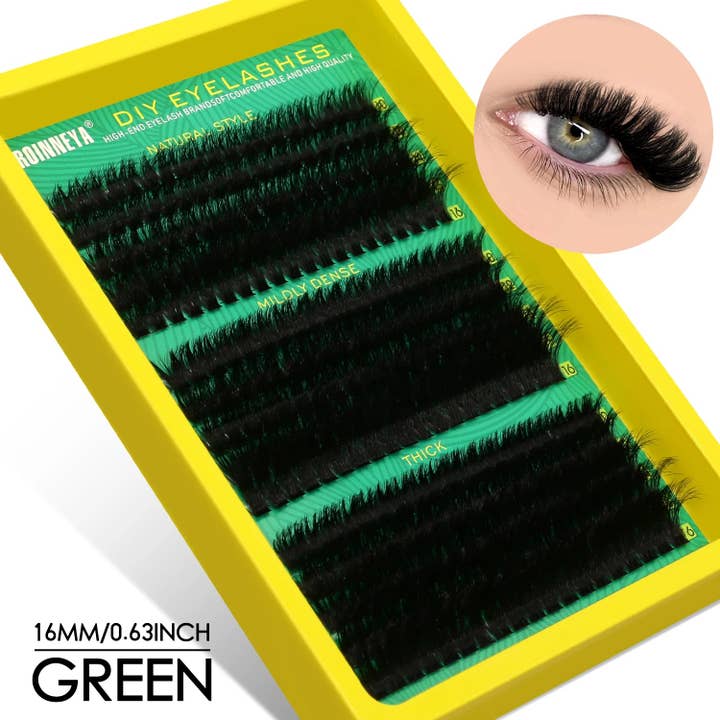 Hair Imports NYC - Wholesale False/Fake Eyelashes - Fluffy Lash Clusters - D/DD Curl Wispy Individual DIY Eyelash Extensions7