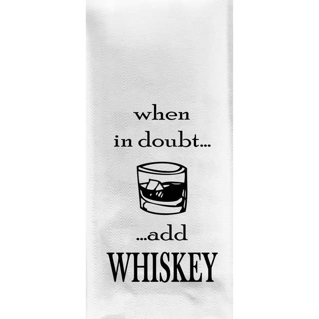 En cas de doute, ajoutez un torchon à whisky pour la vente par Layne Wilson