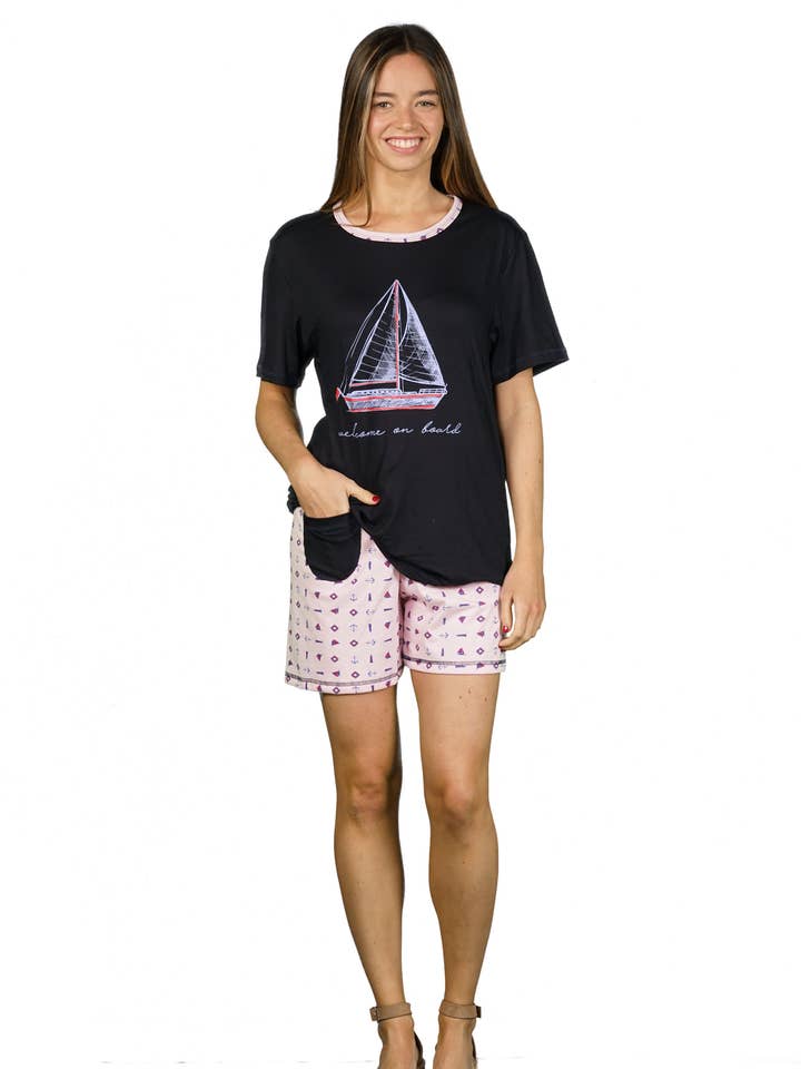 Pijama Mujer ITM - Barco para venta al por mayor de ITM