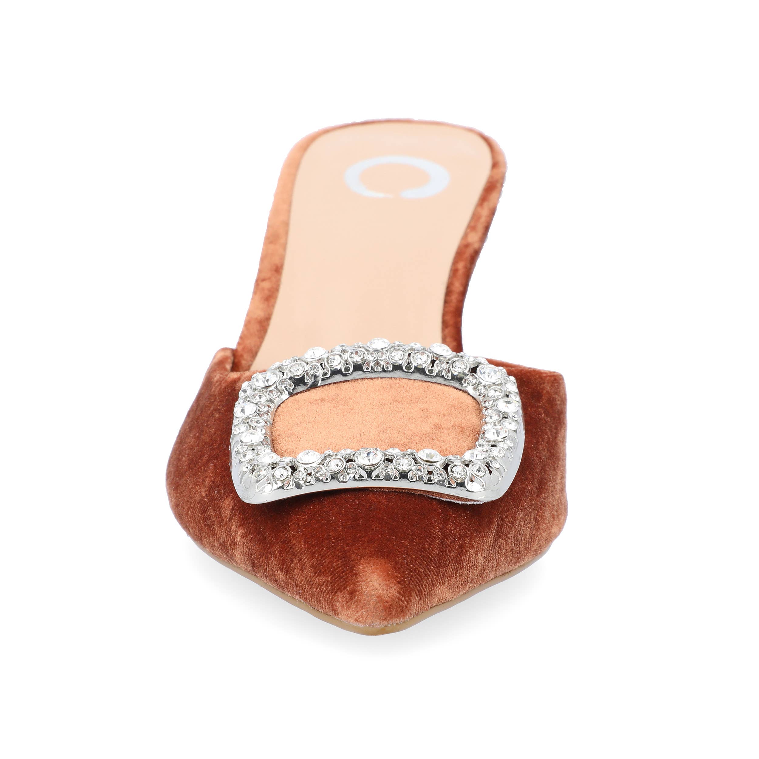 Journee - Wholesale Low Heels - Women's - Rishie Kitten Heeled Mules In Velvet1