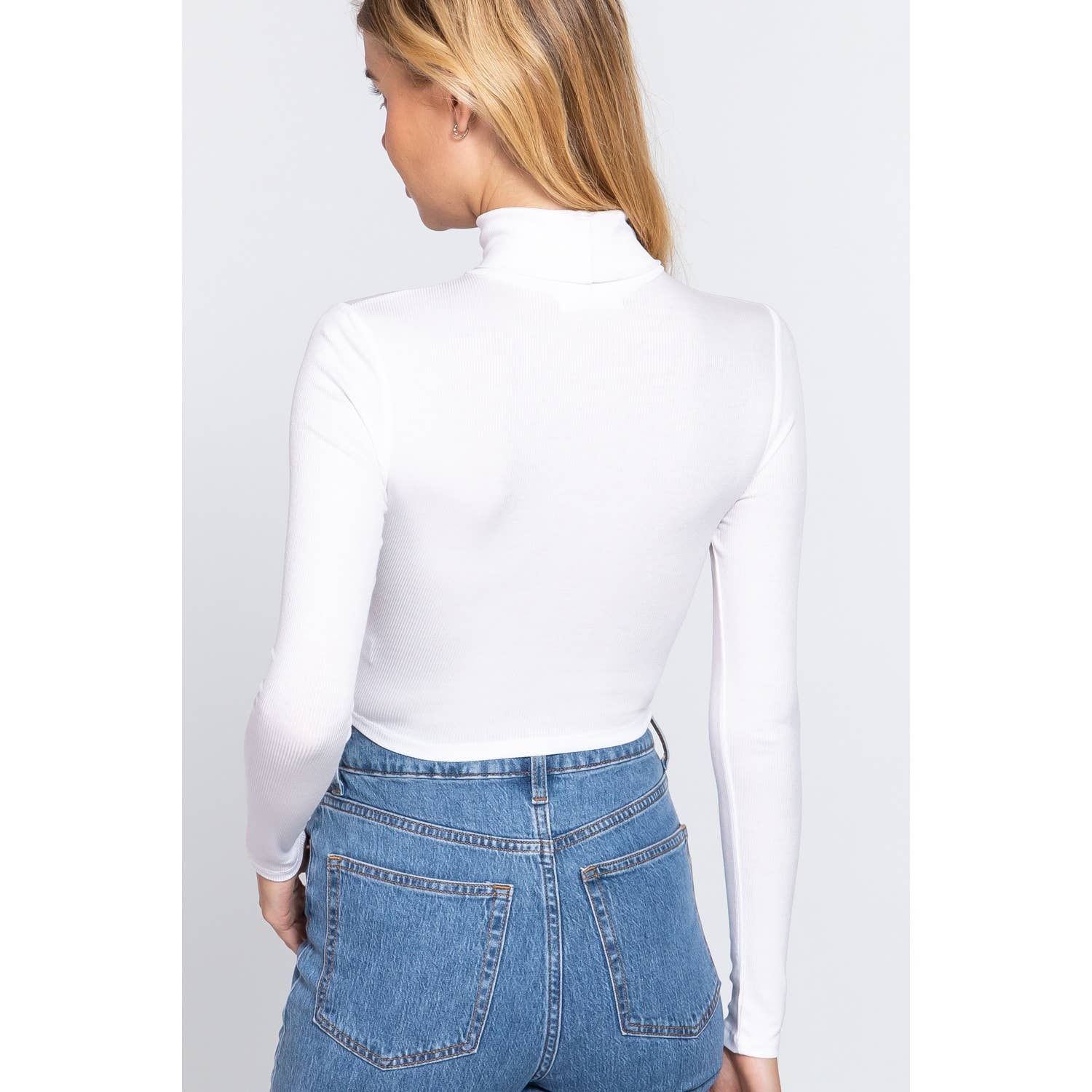 HiteJeans - Venta al por mayor Jersey de punto - Mujer - TOP CORTO DE CUELLO ALTO7