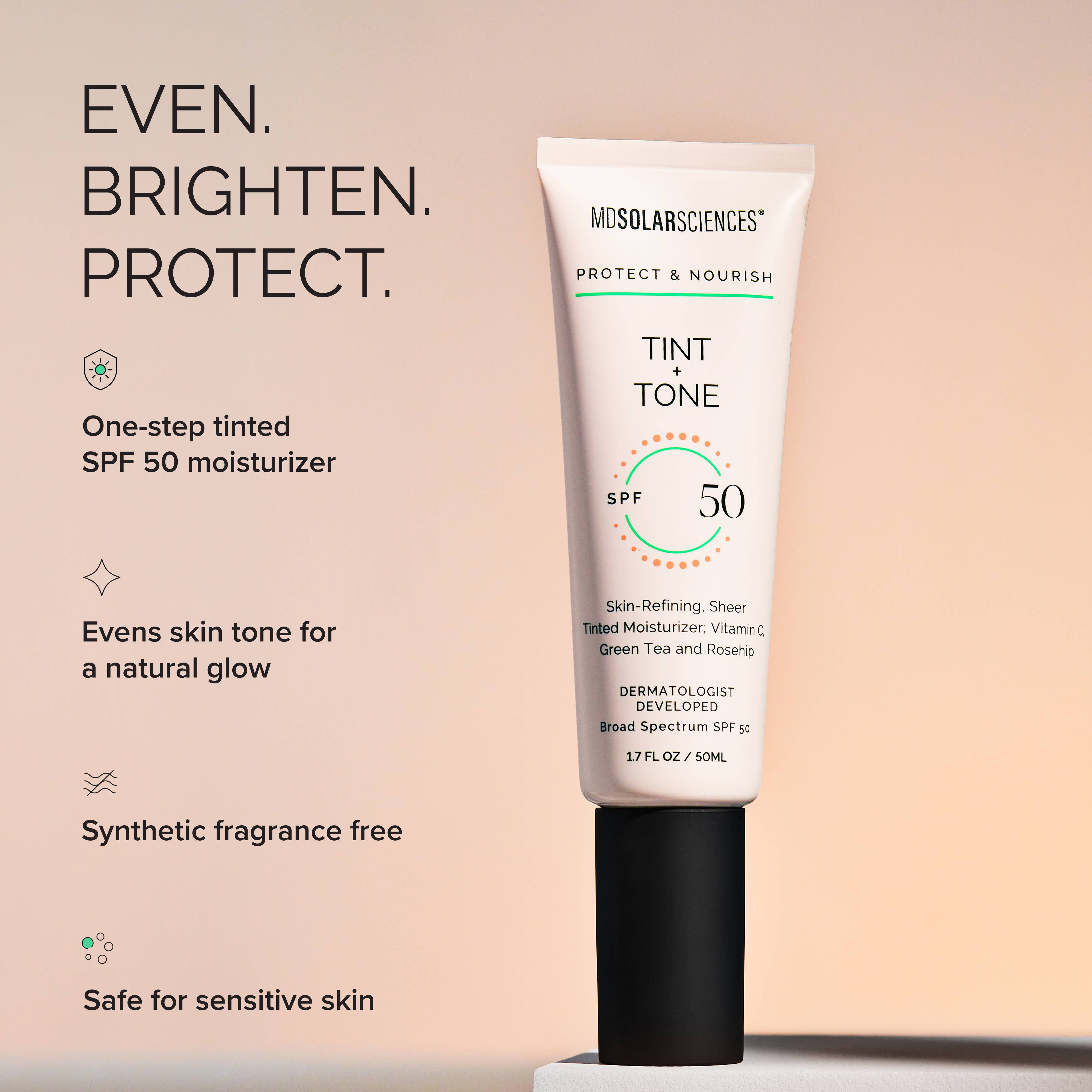 MDSolarSciences - Wholesale Tinted Moisturizer - Tint + Tone SPF 503