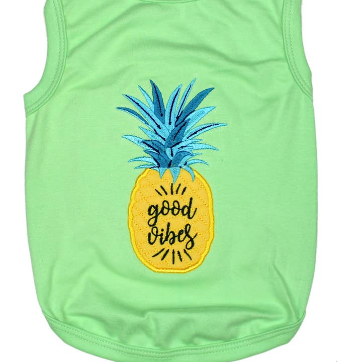 Parisian Pet® – Engroshandel Trøje - Hund – Ananas Hund T-shirt – Perfekt T-shirt til Varme Dage