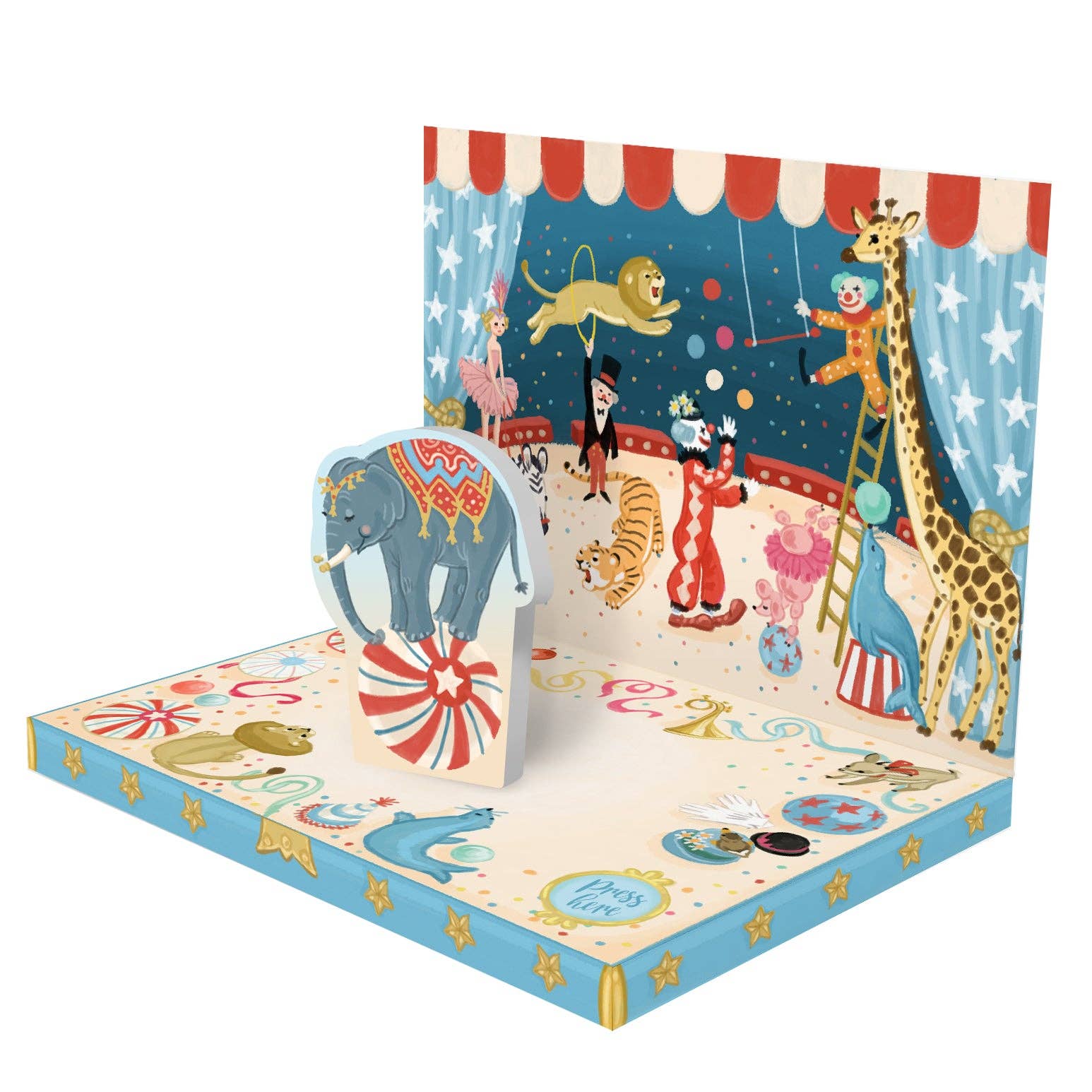Music Box – wholesale Music box – Child & baby – No.8 | Circus Adventure Music Box Card2