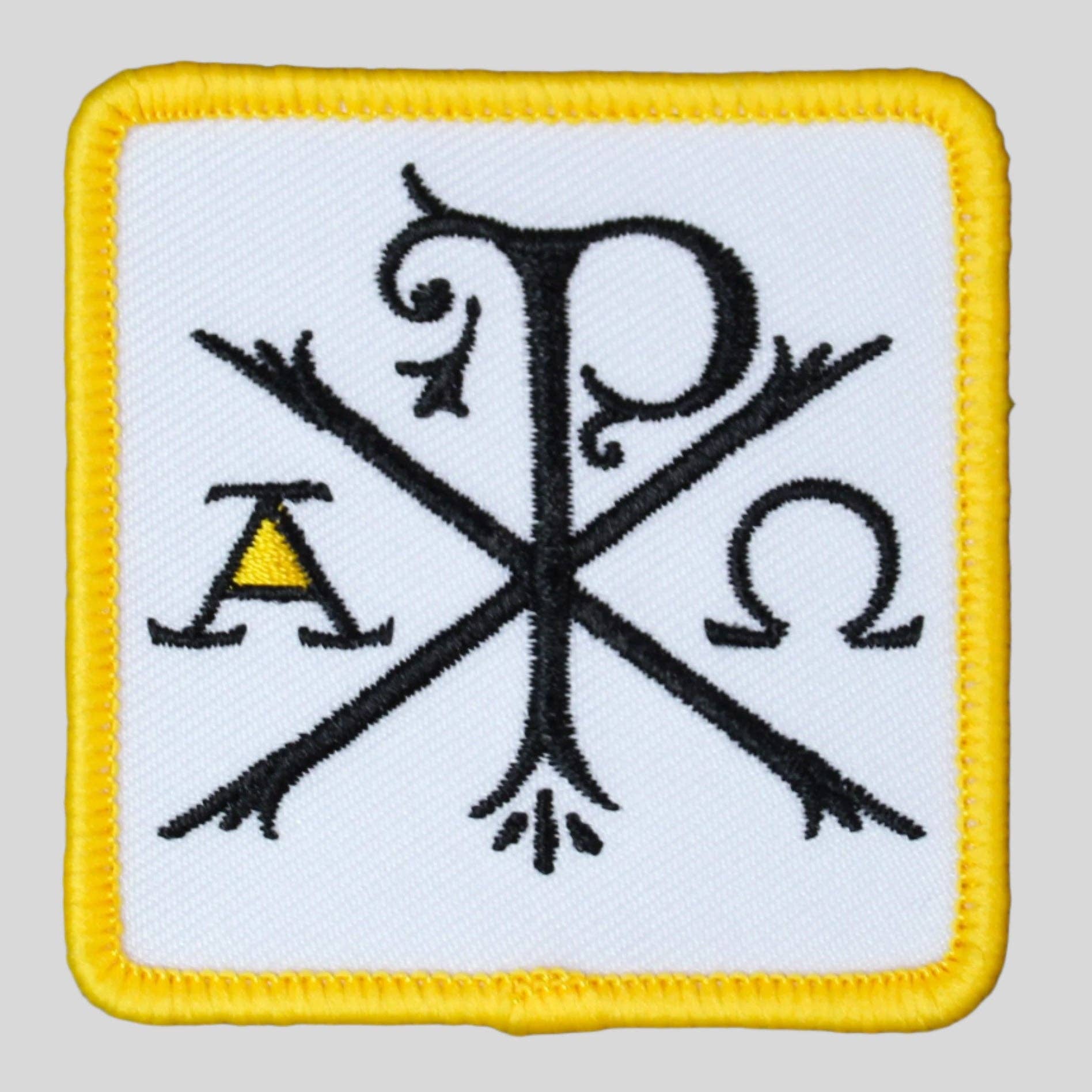 Humble Threads - Wholesale Patch - Chi-Rho - Alpha & Omega0