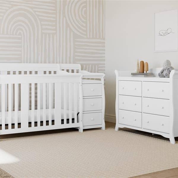 Storkcraft - Wholesale Bed - Kids & Baby - Storkcraft® Portofino 5-in-1 Convertible Crib and Changer