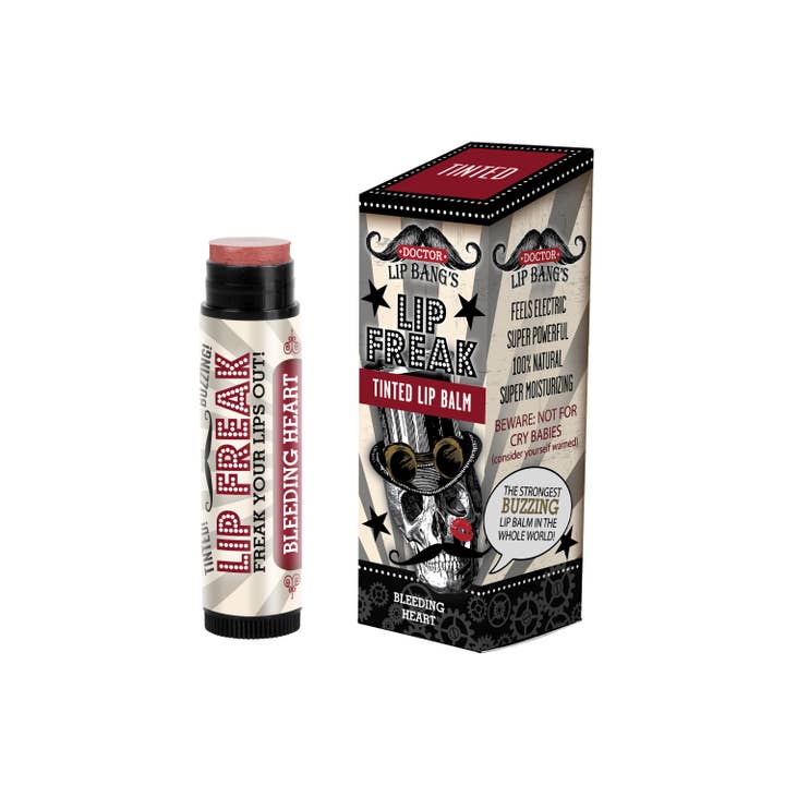 Bleeding Heart Tinted Lip Balm - Tilt Top Box for wholesale by Doctor Lip Bang's