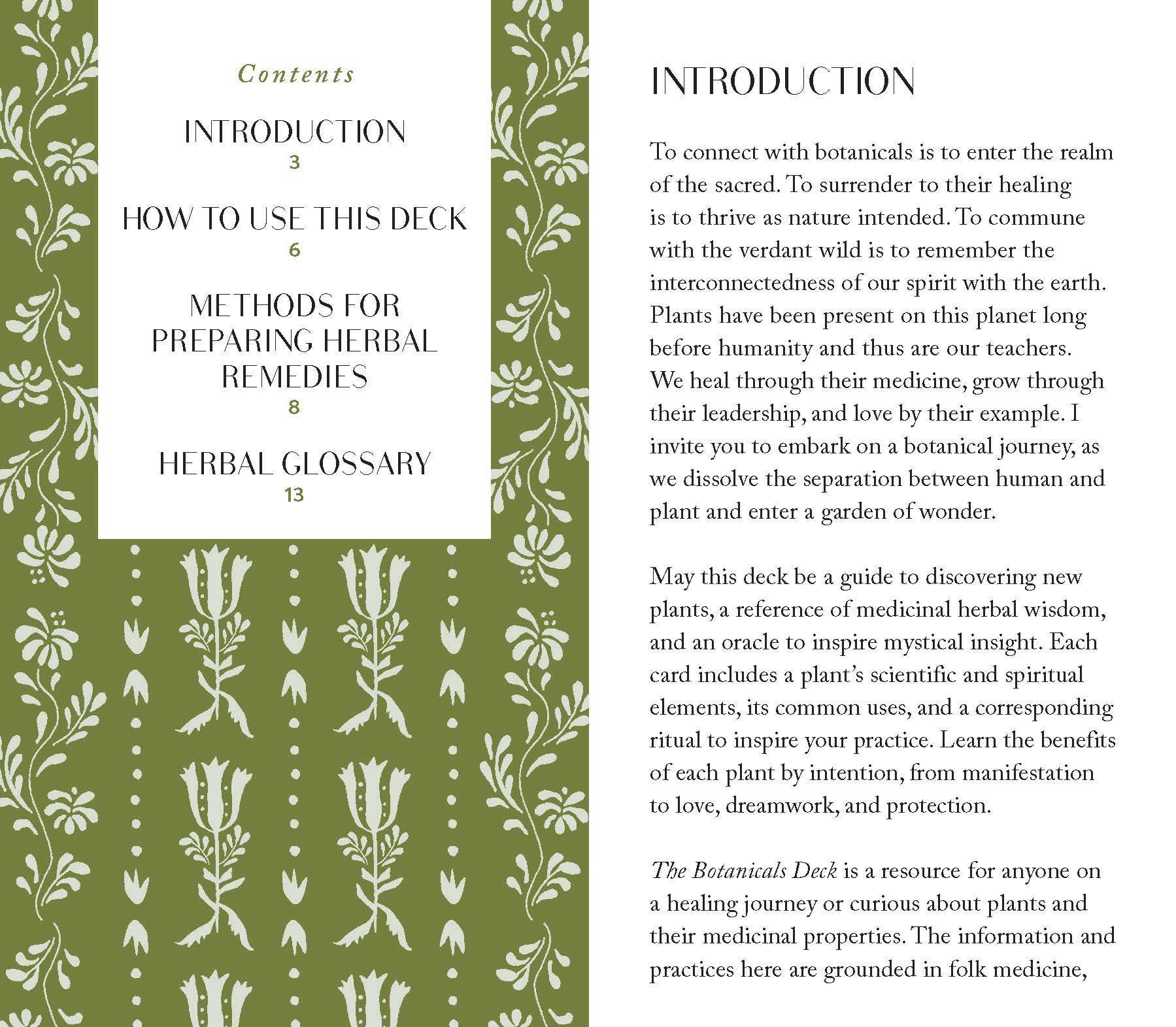 Chronicle Books - Wholesale Tarot Cards - Botanicals Deck2