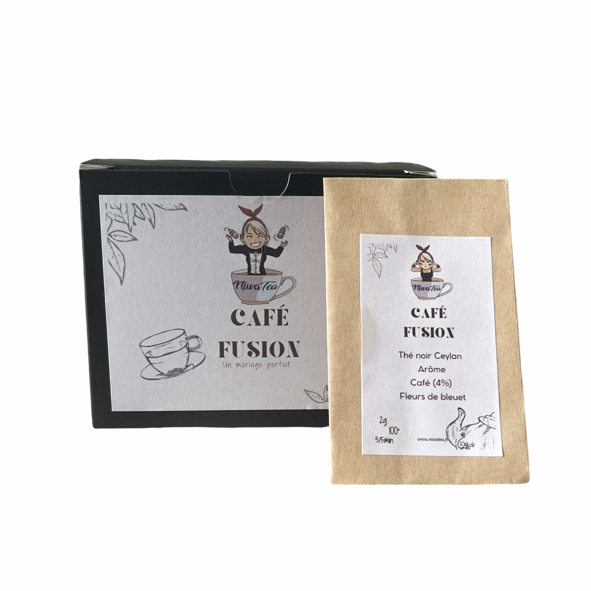 Niwa Tea - Vente Cafés/expressos instantanés - Café fusion - sachets individuels - Thé noir0