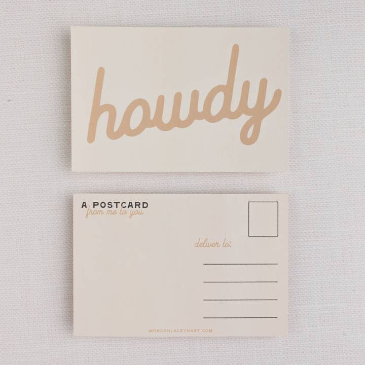 Morgan Lacey Hart - Vente Cartes postales - Cartes postales Howdy14