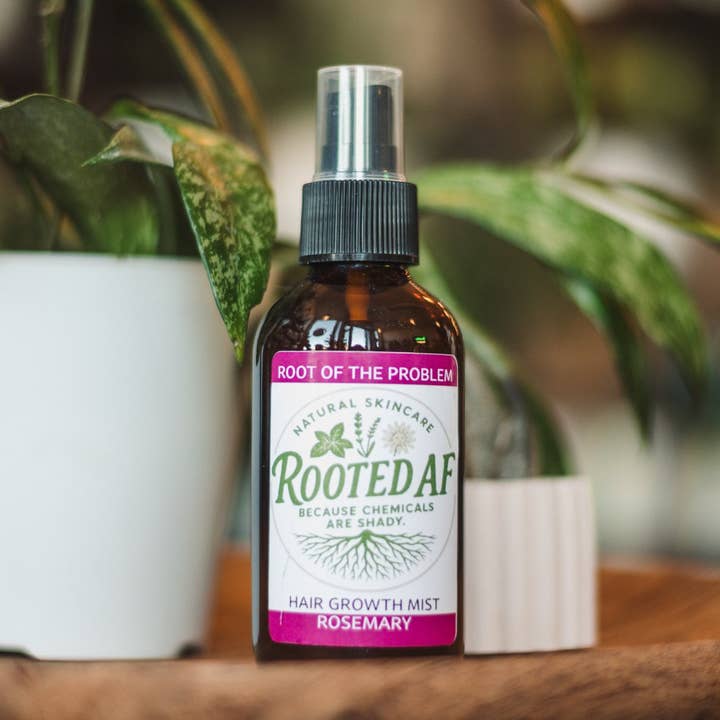 Root of the Problem- Rosemary Hair Growth Mist 4 oz for wholesale by Rooted AF Naturals