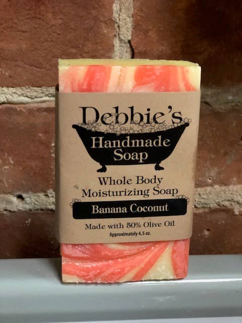 Debbie's Handmade Soap - Wholesale Bar Soap - Banana Coconut Soap