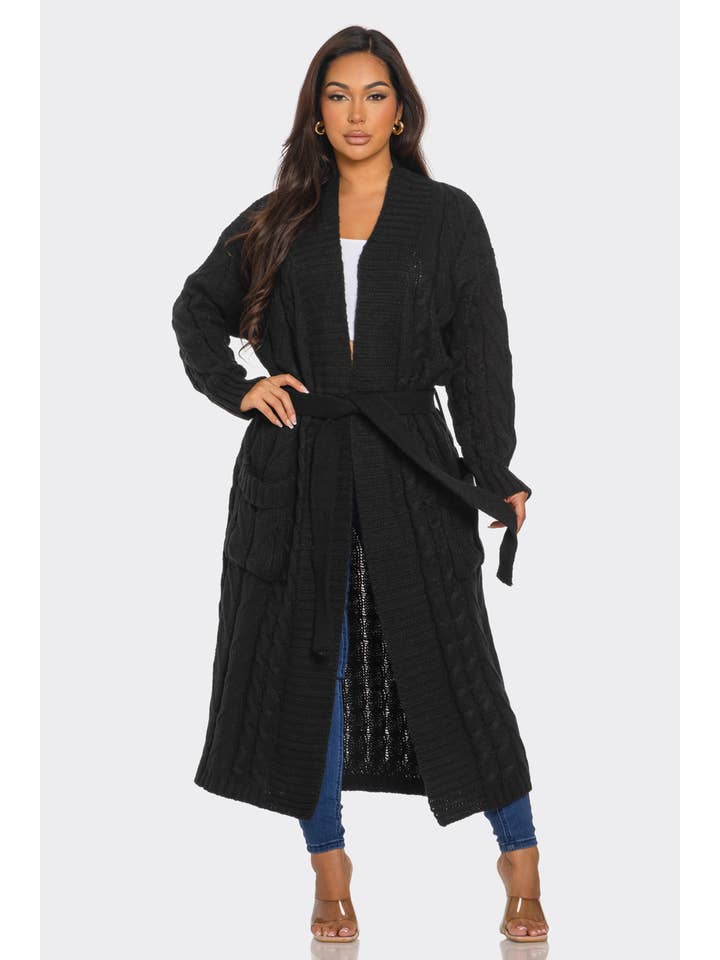 Boswell - Wholesale Cardigan - Women's - SWEATER KNIT LONG CARDIGAN10