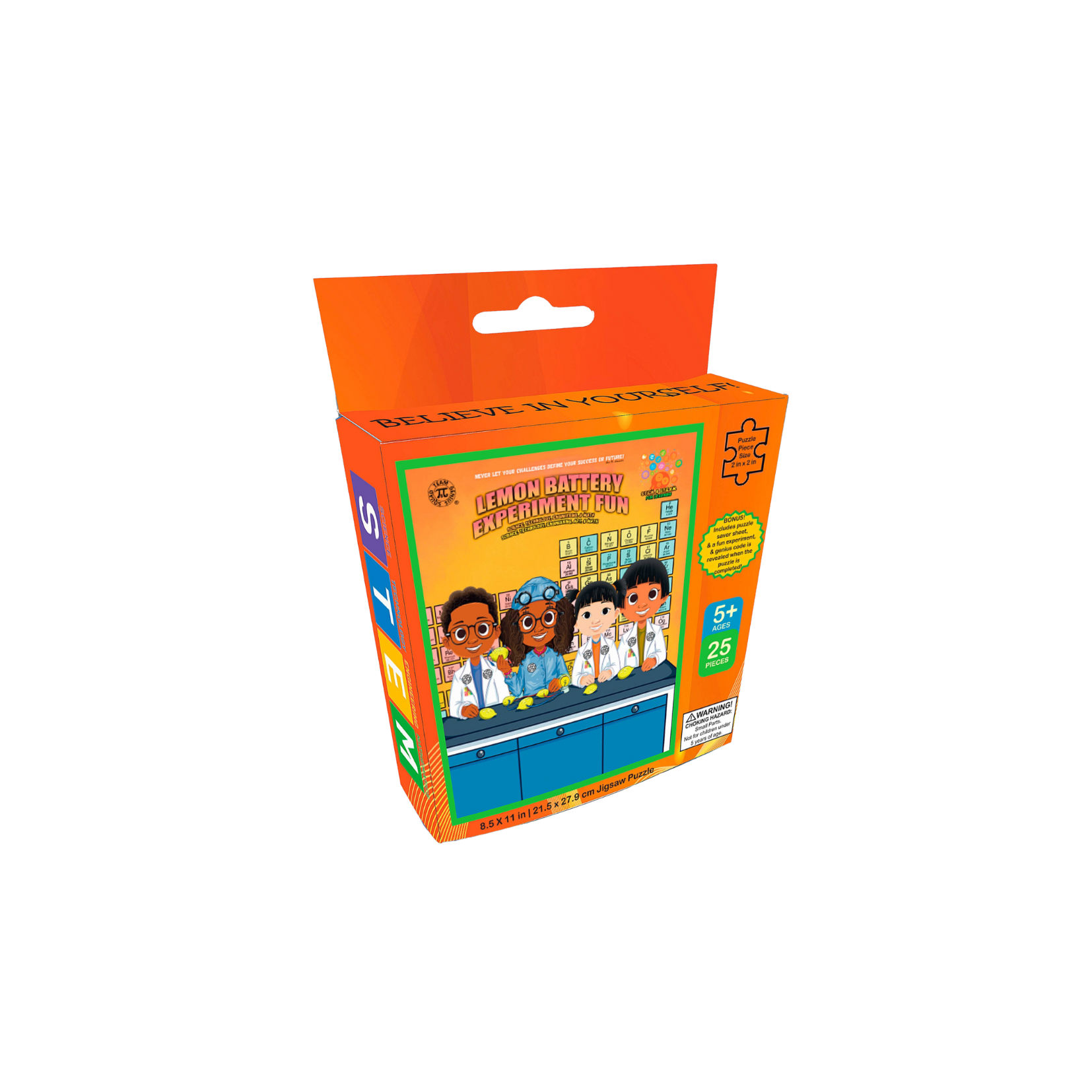 Team Genius Squad - Wholesale Puzzle - Kids - Team Genius Squad STEM Puzzle 4-Pack – Learn, Build, and Be a Certified Genius!7