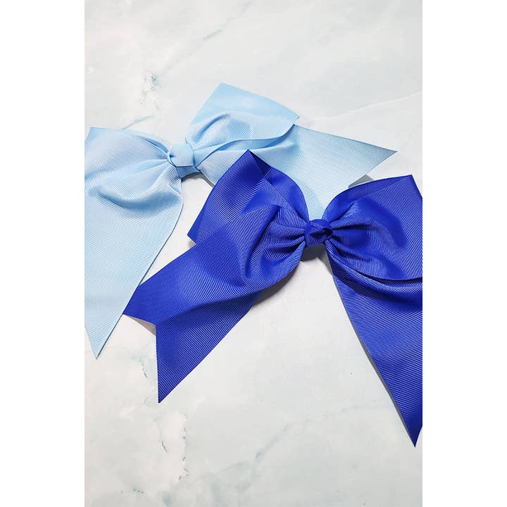 Funteze - Wholesale Hair Bow - Kids - Graduating Blue Mixed Hair Bow