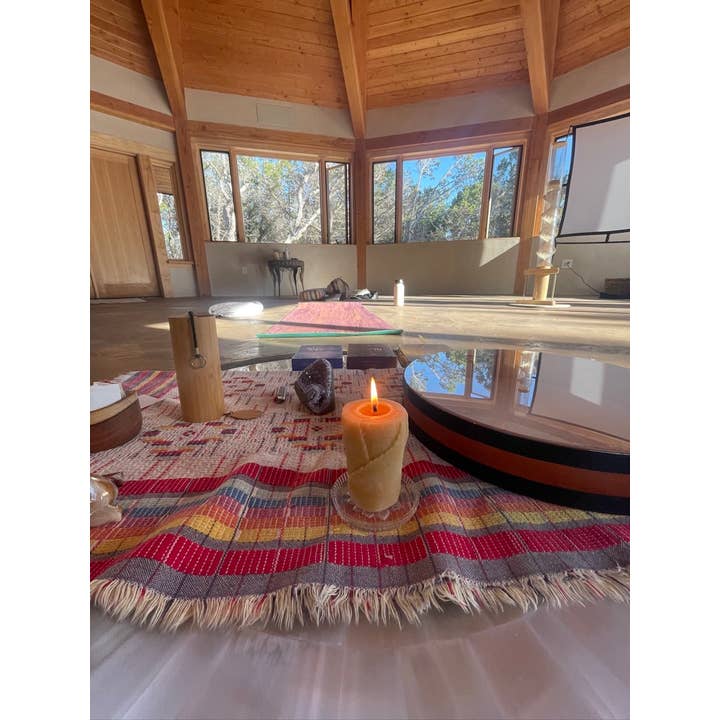 Buzz In The Hills - Wholesale Pillar Candle - 100% Beeswax Candle - Large Leaf Pillar5