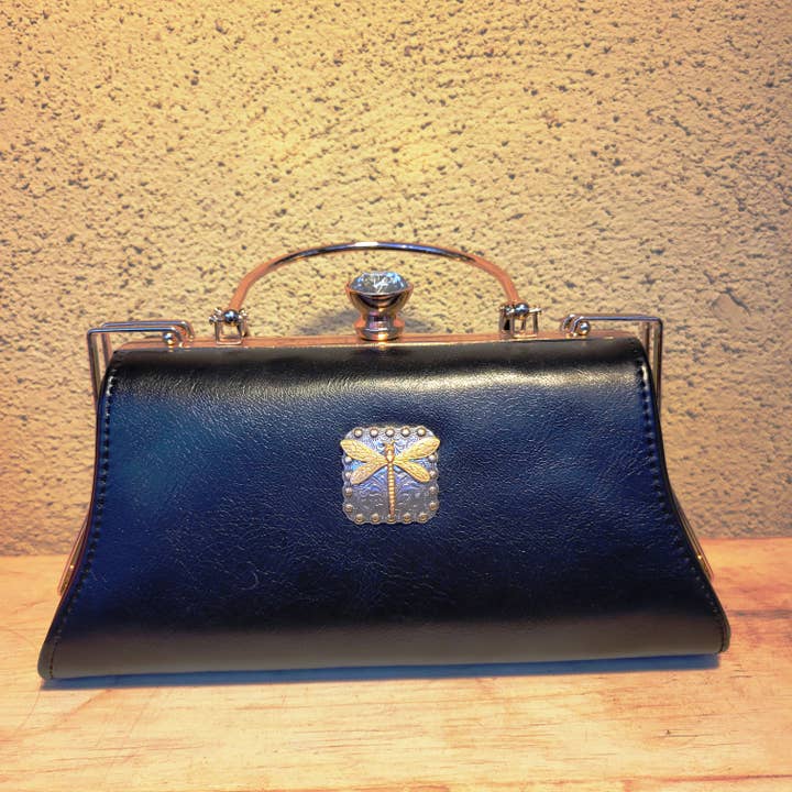 Julie Rose Originals - Wholesale Top Handle Bag - Women's - Top Handle Crossbody Black Handbag