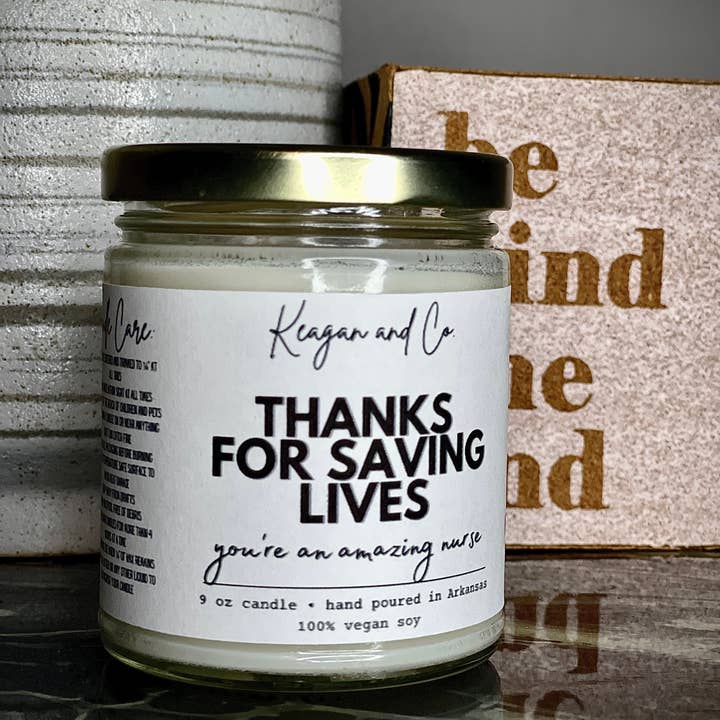 Nurse Candle for wholesale by Keagan and Co