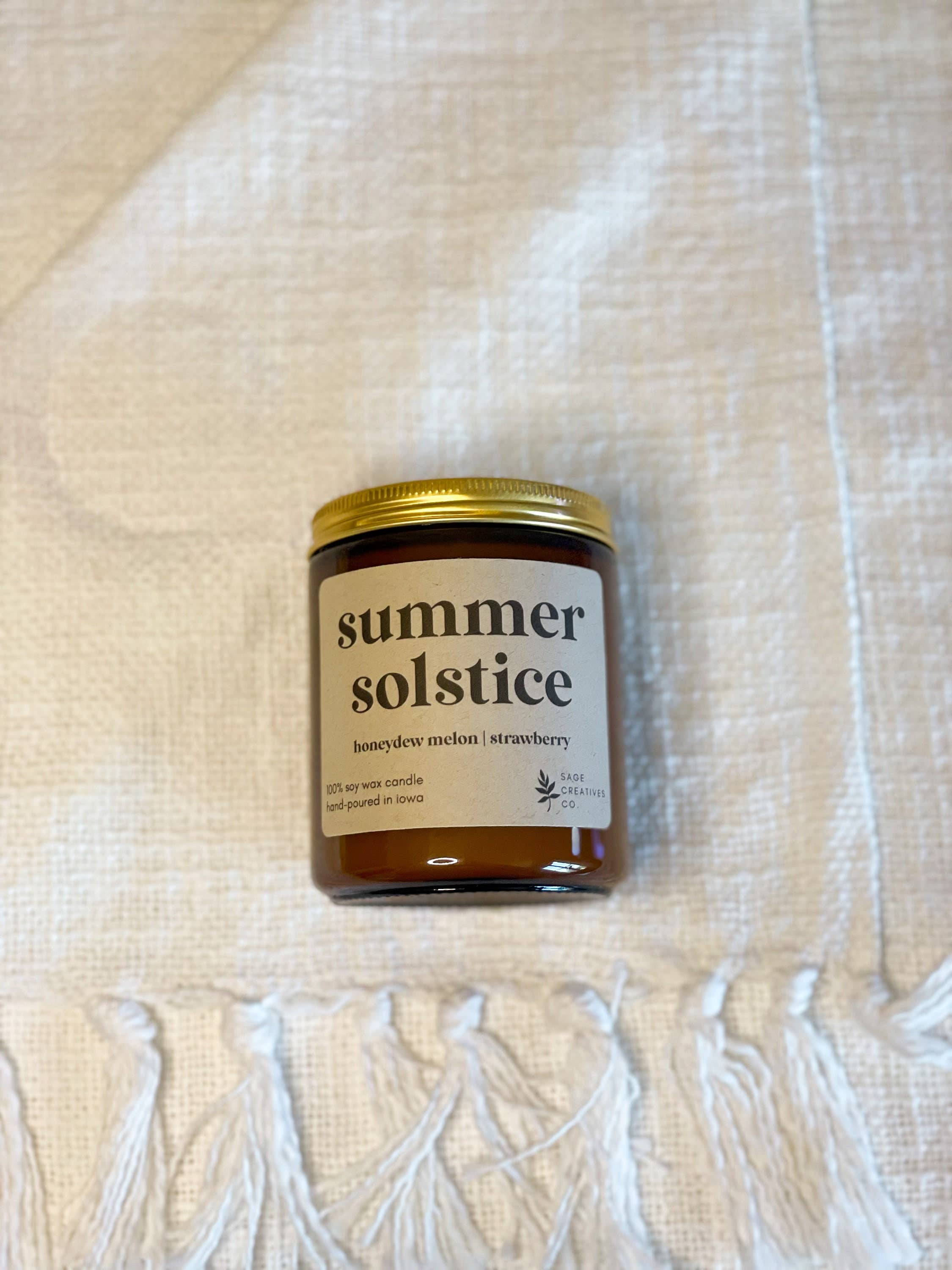 Sage Candle Co. - Vente Bougie en bocal - Solstice d'été - Bougie 100% cire de soja6