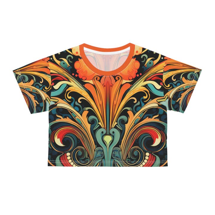 Vincente Bélanger - Crop Top por atacado de Velvet Rust