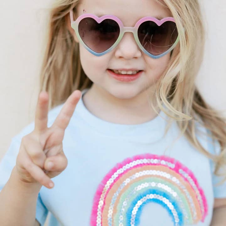 Acorn Kids - Wholesale Sunglasses – kids - Kids Heart Sunglasses - Rainbow3