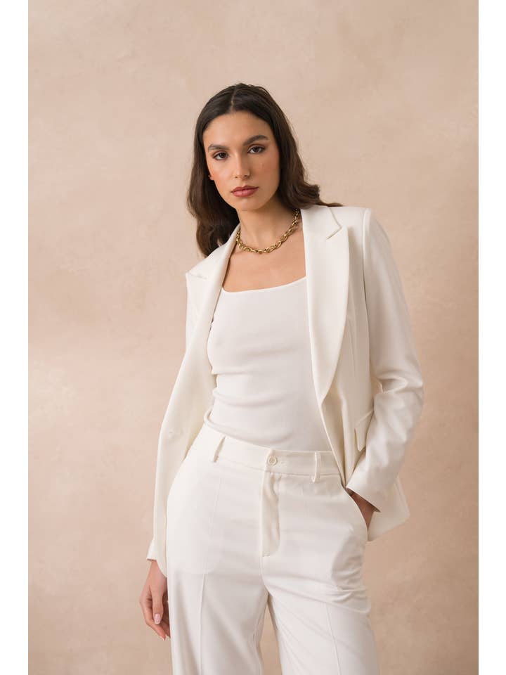 Attentif Paris – wholesale Kostymjacka – Dam – Heather figursydd kavaj för dam63