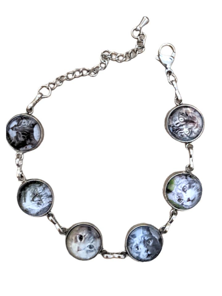 Cat Photo Bracelet for wholesale by Made By Scratch Crafts