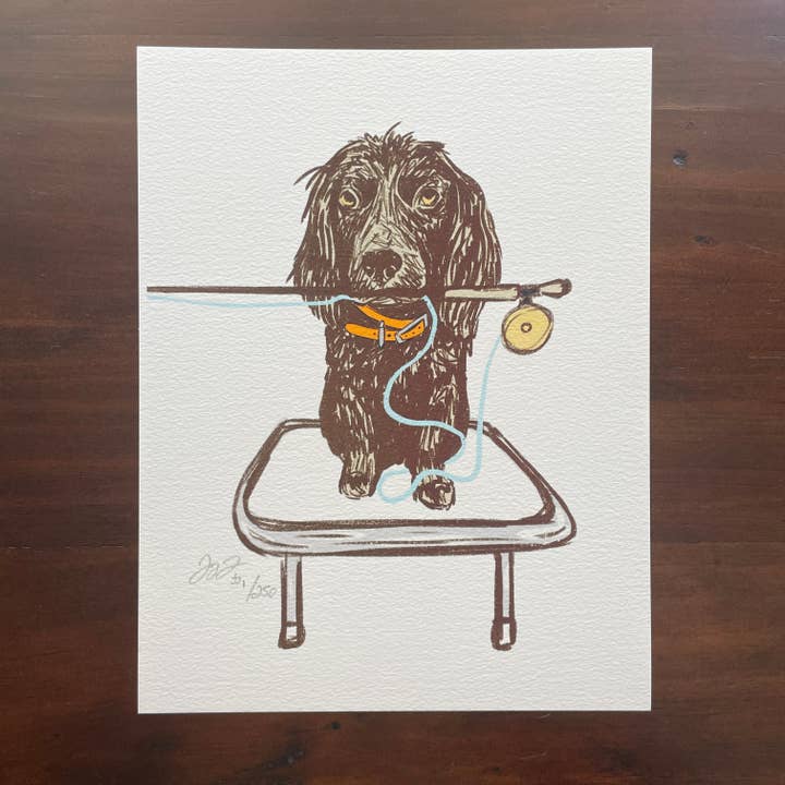 Boykin Flats Fishing Print for wholesale by Jaybo Art