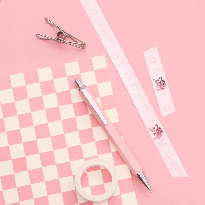 To Do List Tiger Washi Tape | Stationery | Organisation for wholesale by Fawn & Thistle Ltd (US Duties Paid)