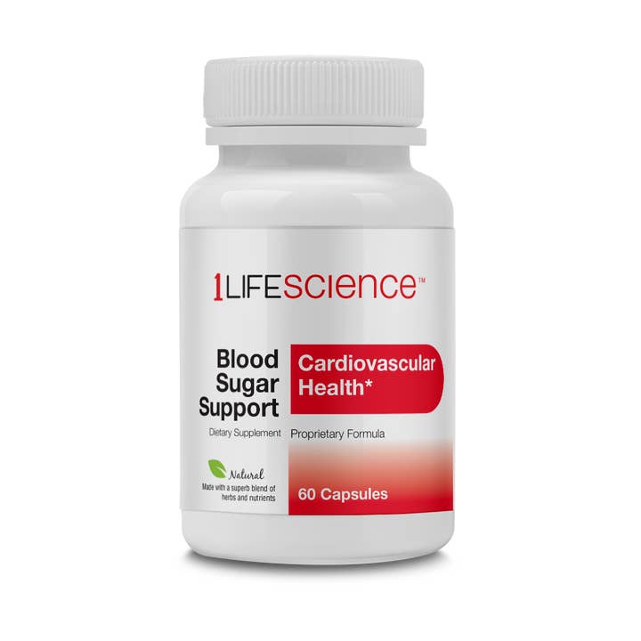 1 Life Science - Wholesale Oral Supplement/Vitamin - Blood Sugar 60 Cap