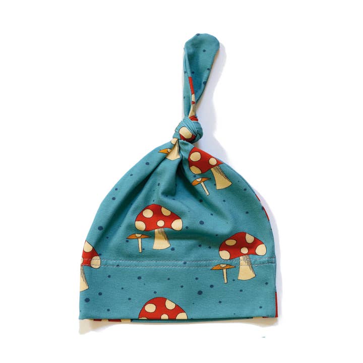 Toadstools Organic Jersey Knot Hat for wholesale by ILO