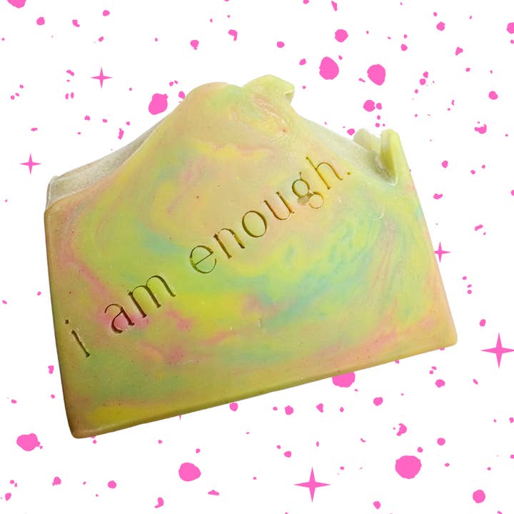 I AM ENOUGH. for wholesale by Jazzybird Soaps