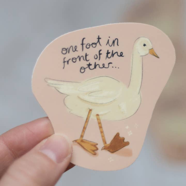 Omie Oh My! - Wholesale Sticker - Optimistic Goose Vinyl Sticker0