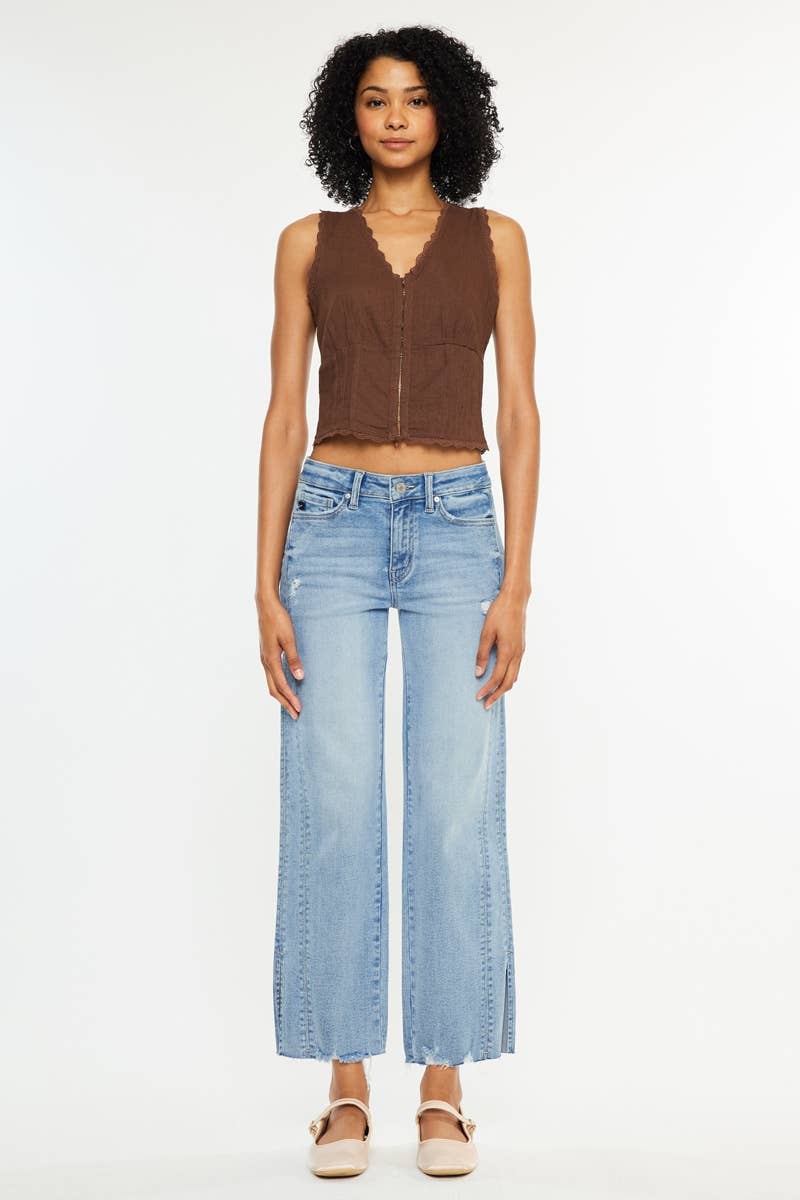 MEDIUM OPEN PACK MID RISE STRAIGHT LEG JEANS-KC3310M for wholesale on Faire6