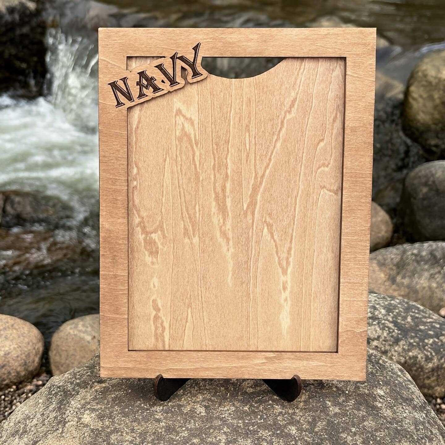 Wooden Nose Gift Shop - Wholesale Picture Frame - 5x7 Picture Frame Navy Picture Frame0