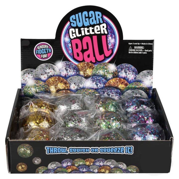 Holiday Farm - Wholesale Squishy Toy - Kids & Baby - Glitter Sugar Ball - Squeezy Sparkle Toy for Kids5