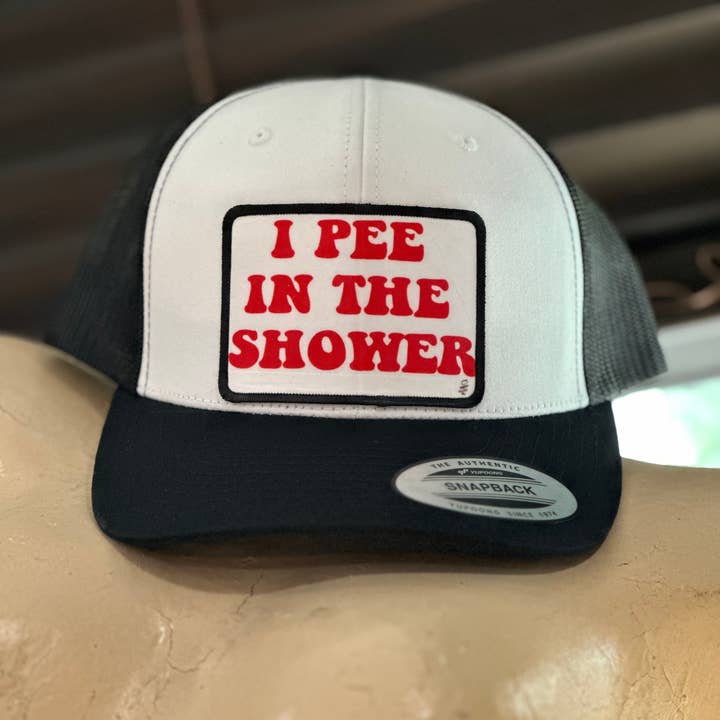 I Pee in the Shower Hat (Multi Color Options) for wholesale by Crooked Halo