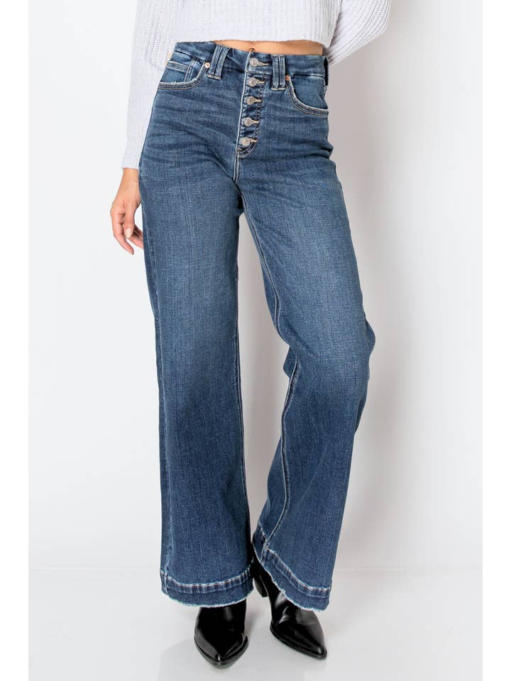 ARTEMIS VINTAGE - Wholesale Jeans - Women's - TUMMY CONTROL HIGH RISE MODERN WIDE JEANS