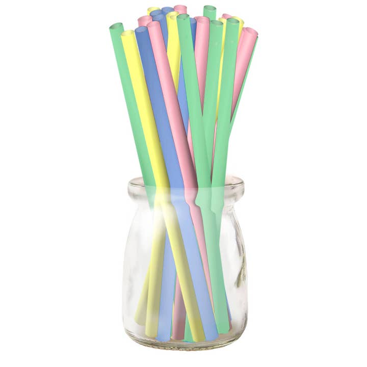 CDU - Cocktail Straw Diverse Komposterbar PLA/24 enheder for engroshandel hos Sophistiplate