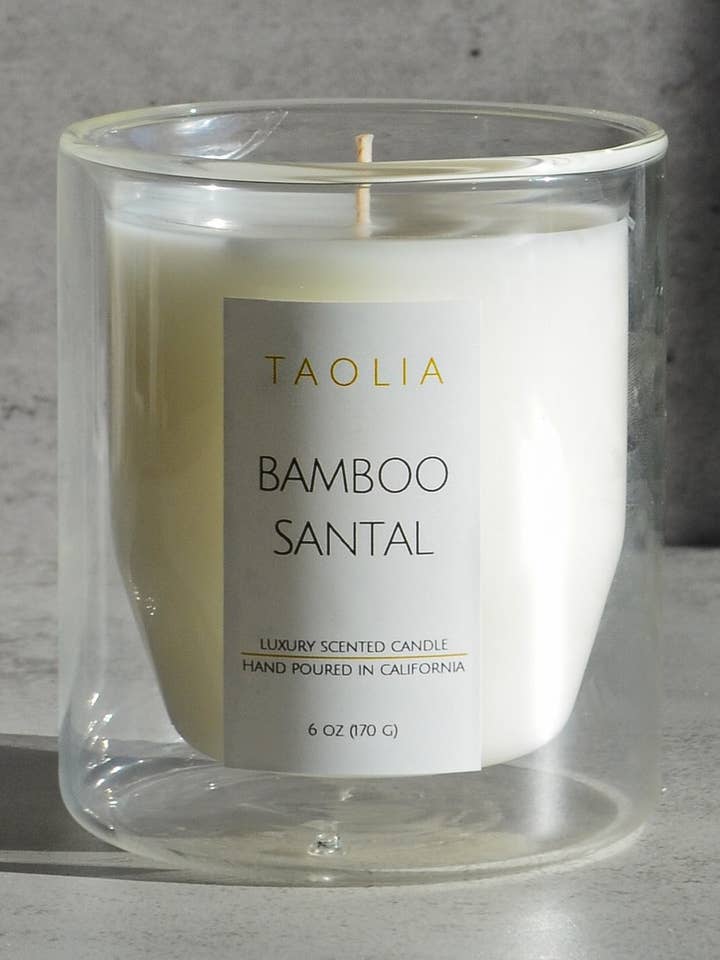 Bamboo Santal Candle for wholesale by Taolia
