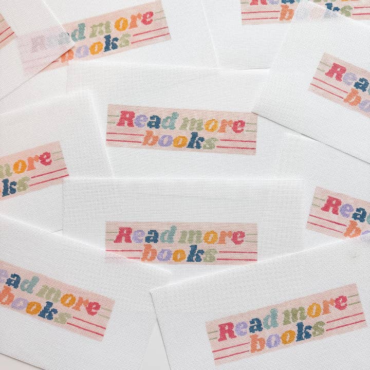 Håndmalet Broderilærred Bogmærke 18 Mesh 2"x7" Design, Retro Broderilærred, Læse Broderilærred for engroshandel hos Cotswold Co Designs