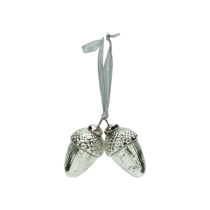 Rosha Living Inc - Wholesale Ornament - Cupid Acron Bunch Silver